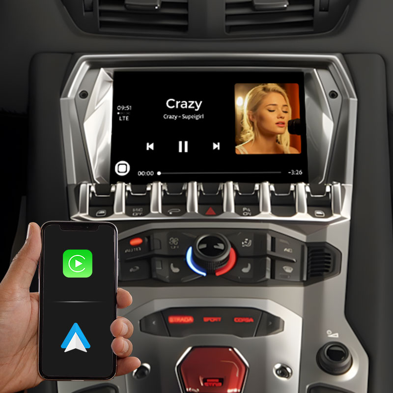 wireless carplay adapter For Lamborghini Aventador